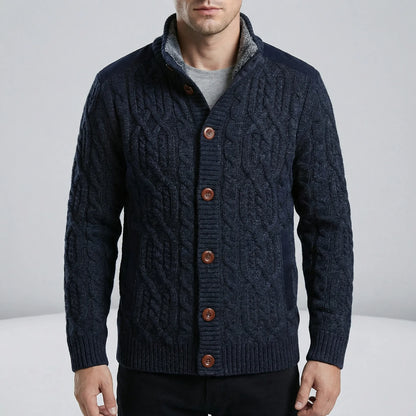 Fleece Lined Cardigan Men's - Mats