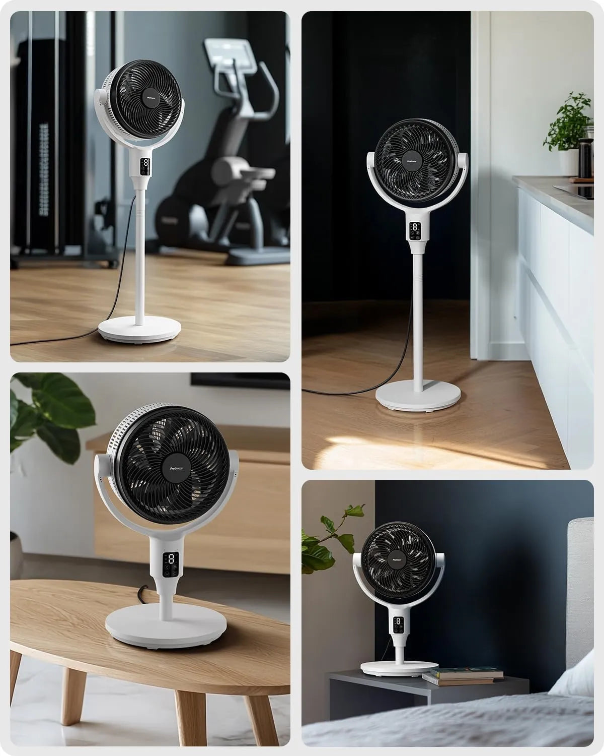 Flexible Remote Control Pedestal Fan - Klimaro