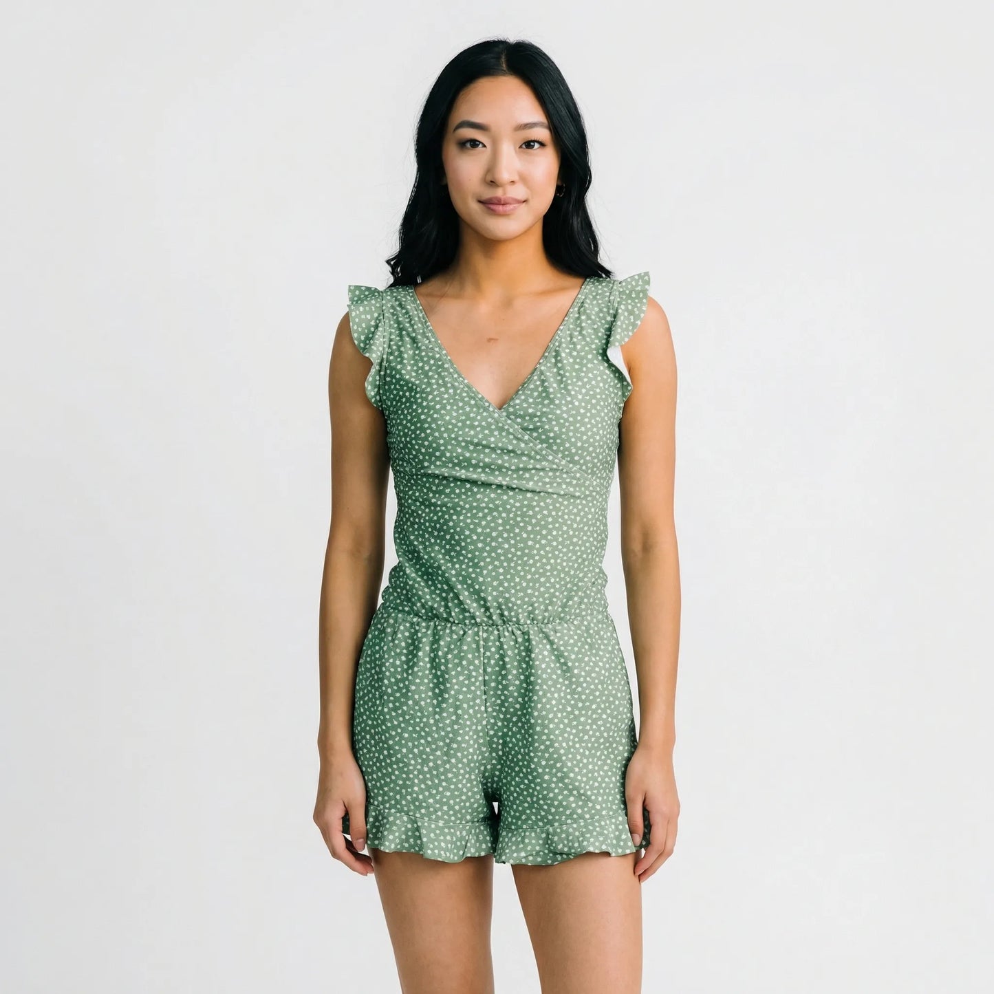 Floral Casual Beachwear Swimsuit - Amina