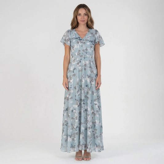 Floral Print Floaty Maxi Dress - Janie