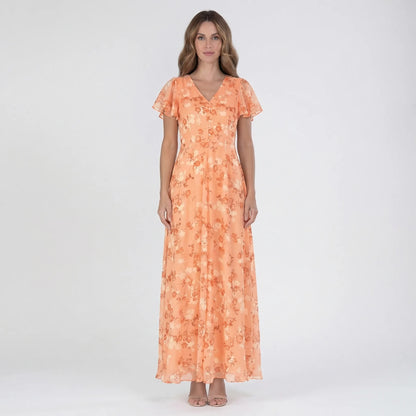 Floral Print Floaty Maxi Dress - Janie