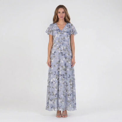 Floral Print Floaty Maxi Dress - Janie