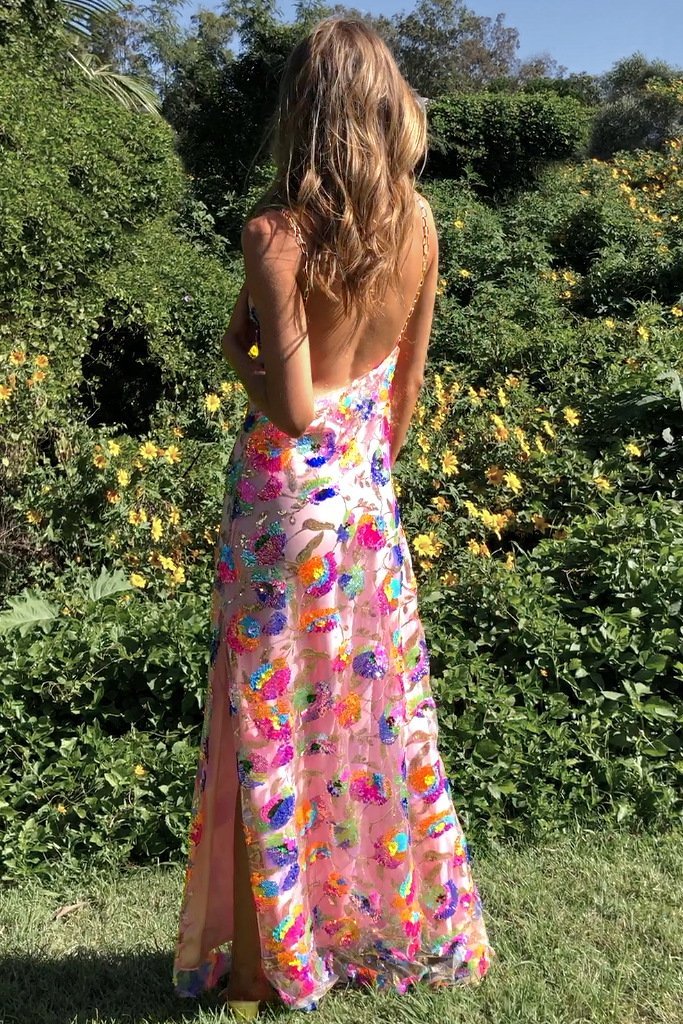 Flowing Maxi Dress With Side Split - Jaime