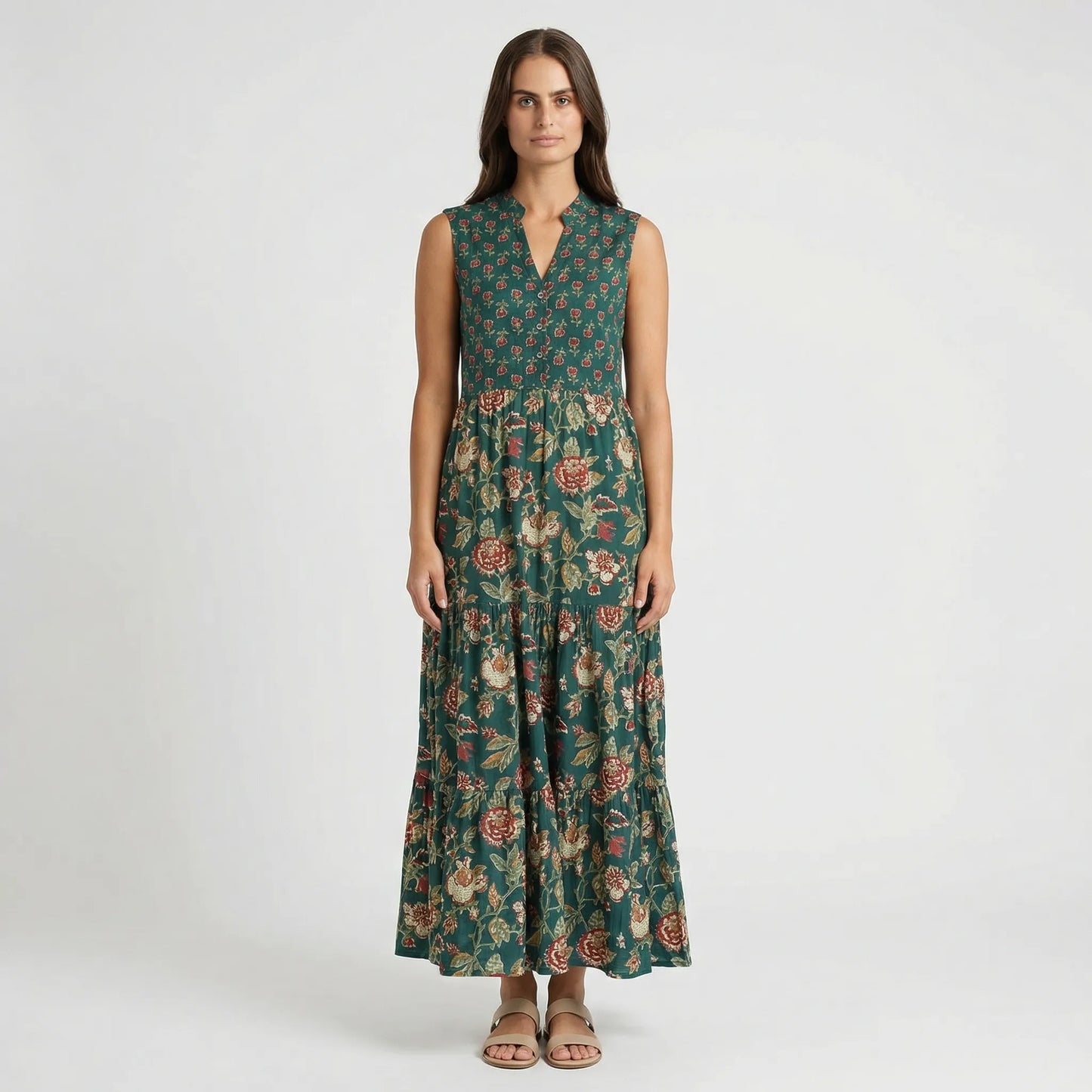 Flowy Long Summer Dress - Alexia