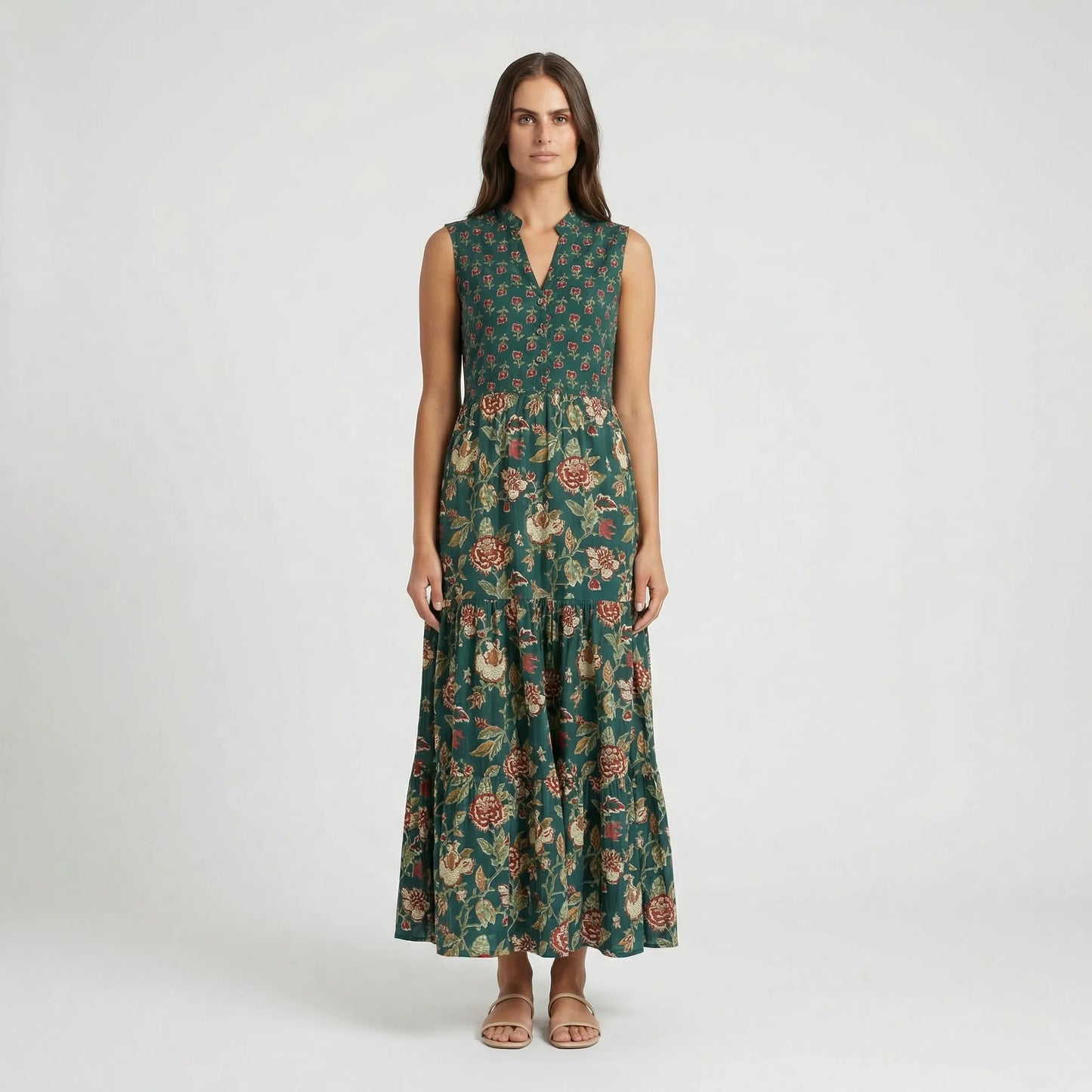Flowy Long Summer Dress - Alexia
