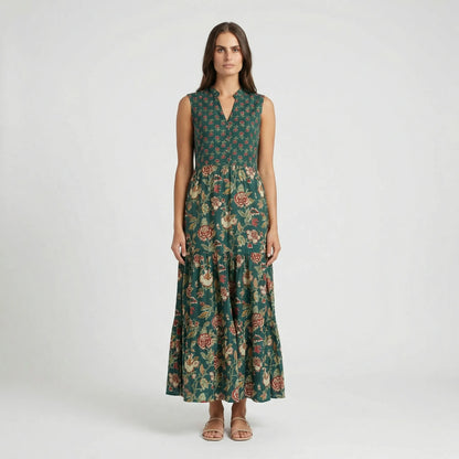Flowy Long Summer Dress - Alexia