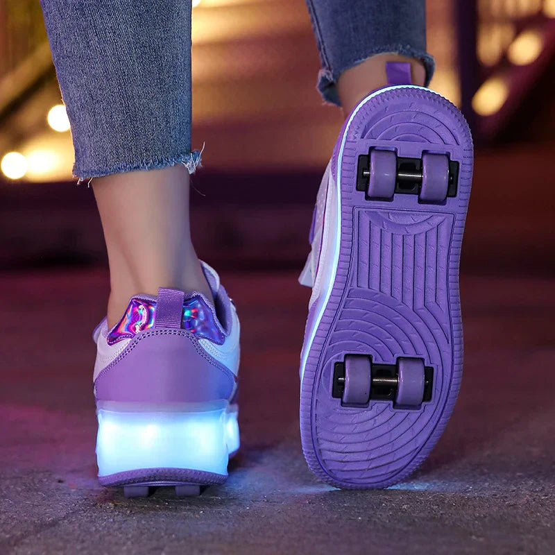 Orthopaedic LED Rollersneakers - Zoe