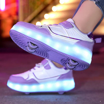 Orthopaedic LED Rollersneakers - Zoe