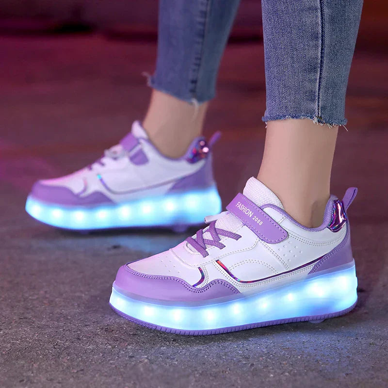 Orthopaedic LED Rollersneakers - Zoe