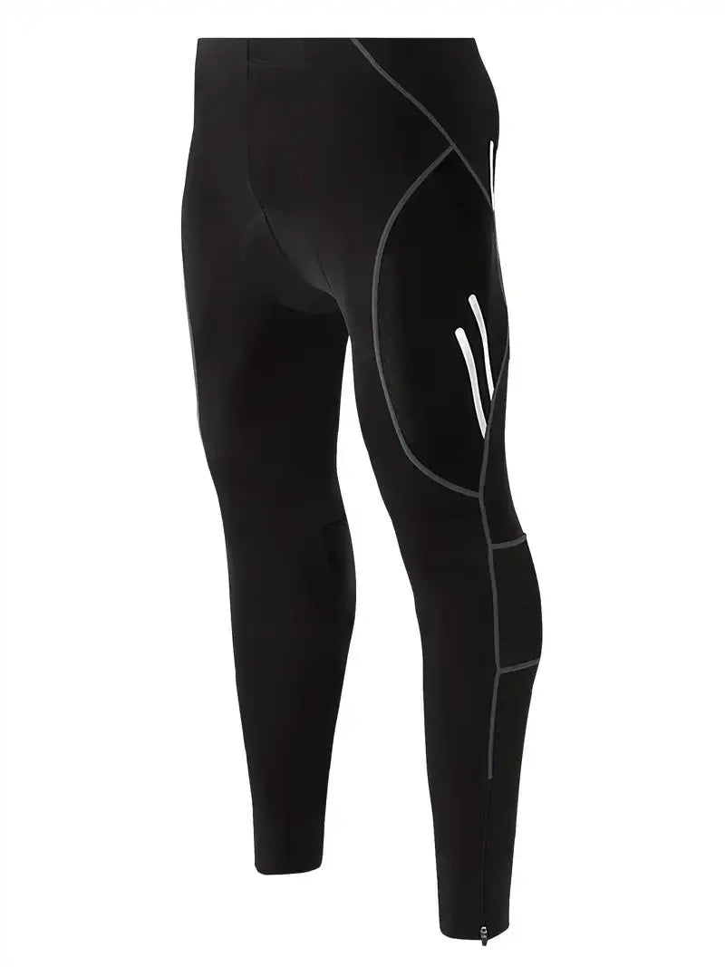 Full-Length Men's Cycling Tights With Gel Pad - Ross