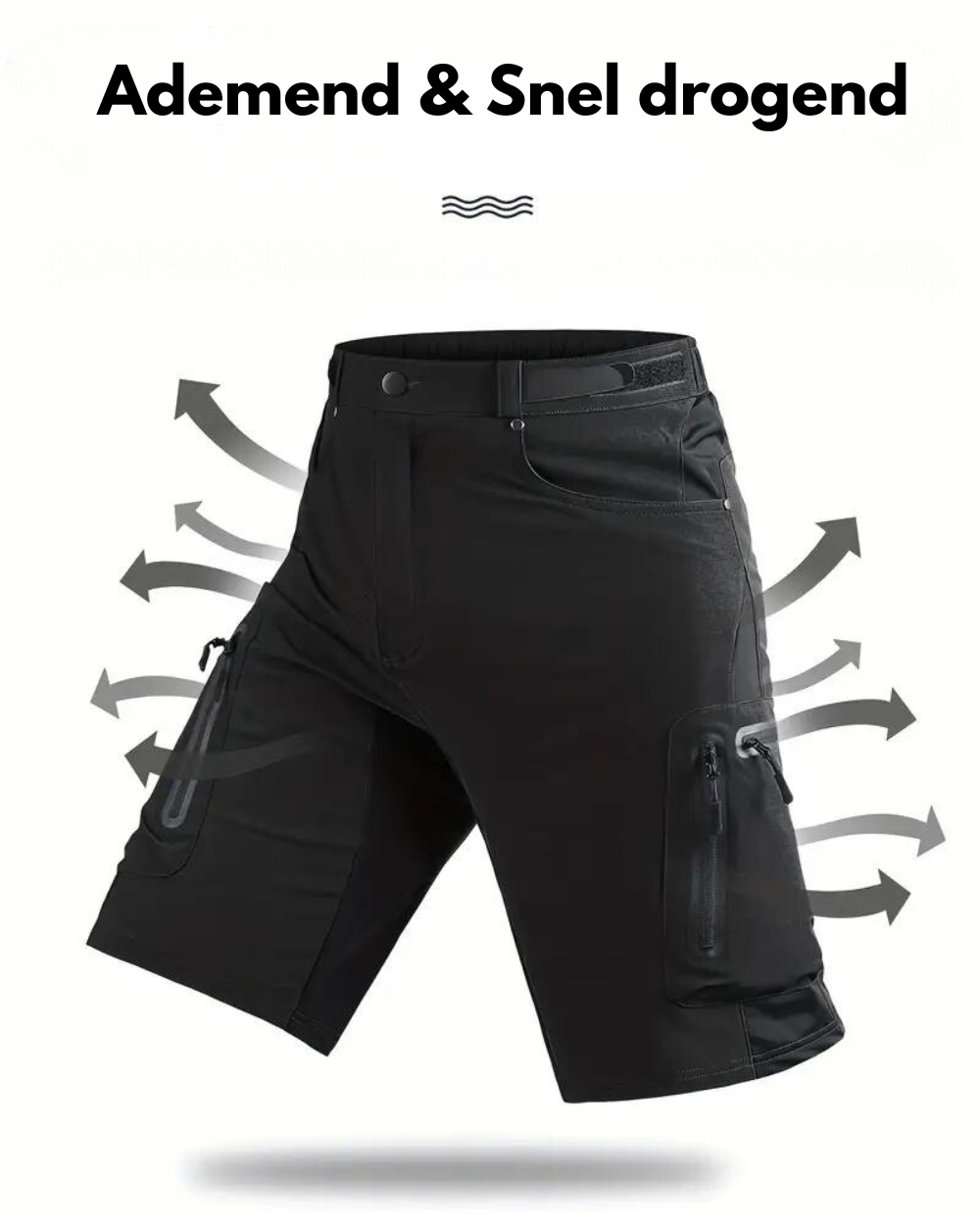 Functional Outdoor Shorts With Zip Fastenings - Howard