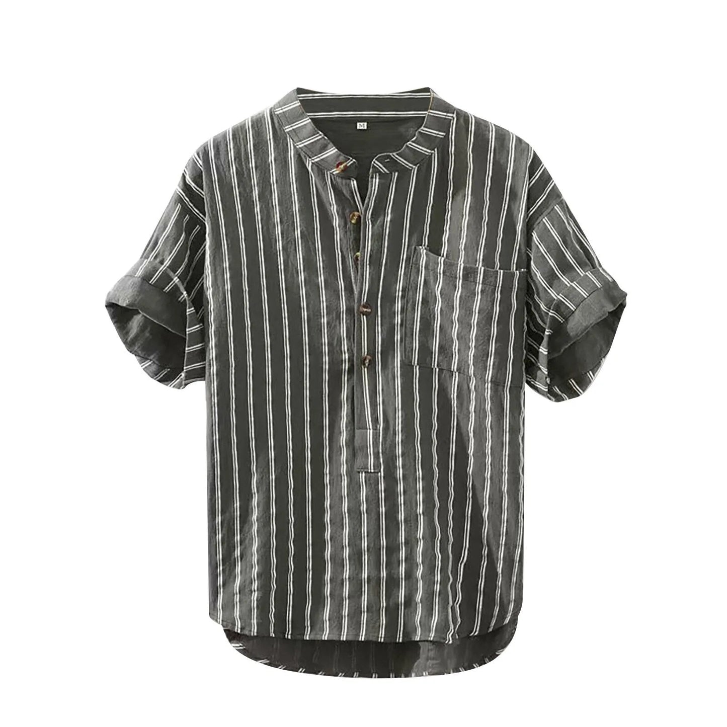 Striped men's summer shirt – Jesse