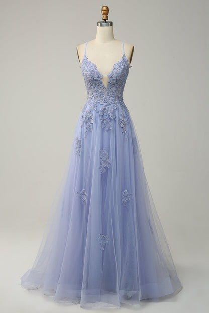 Stylish A-Line Evening Dress - Emilia