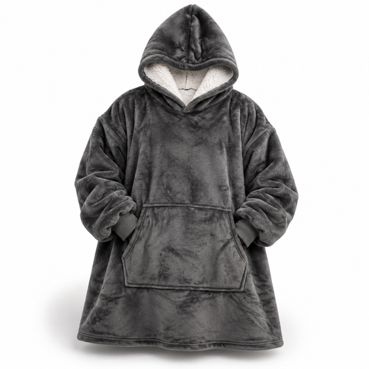 Ultra-Soft Oversized Sherpa Hoodie Blanket (with Pocket) 1