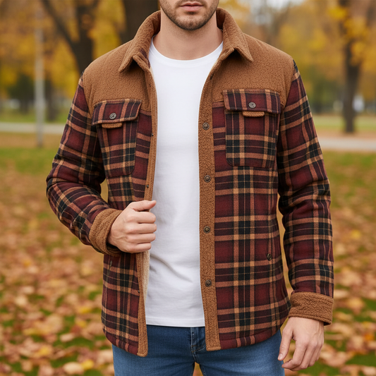 Gefütterte Flanelljacke - Lars