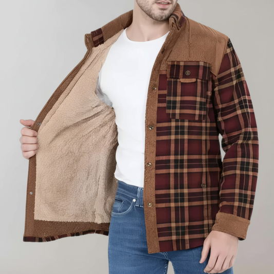 Gefütterte Flanelljacke - Lars