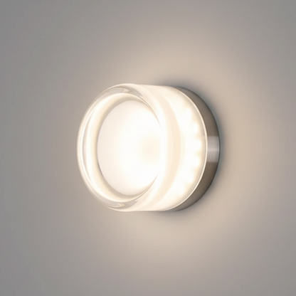 Nordic Circular Wall Lamp - Modern LED Sconce for Bedroom and Hallway 27