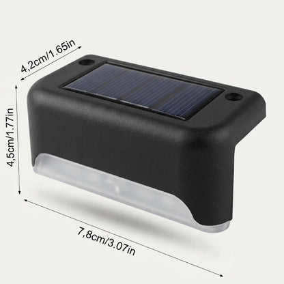 Solar Step Lights Set of 8 – Self-Charging, Auto On/Off 8