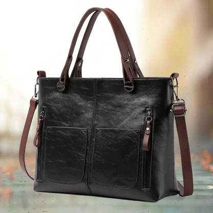 Geräumige Schultertasche Mit Griffen - Noemi