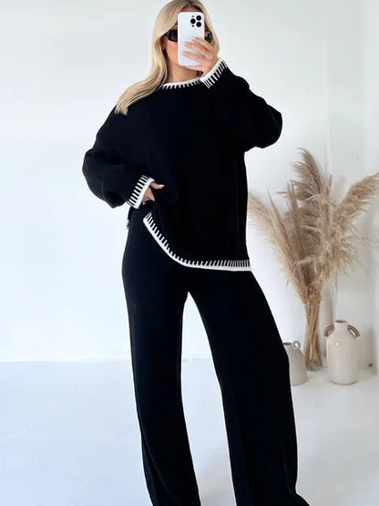 Ladies Knitted Autumn Set – Amélie
