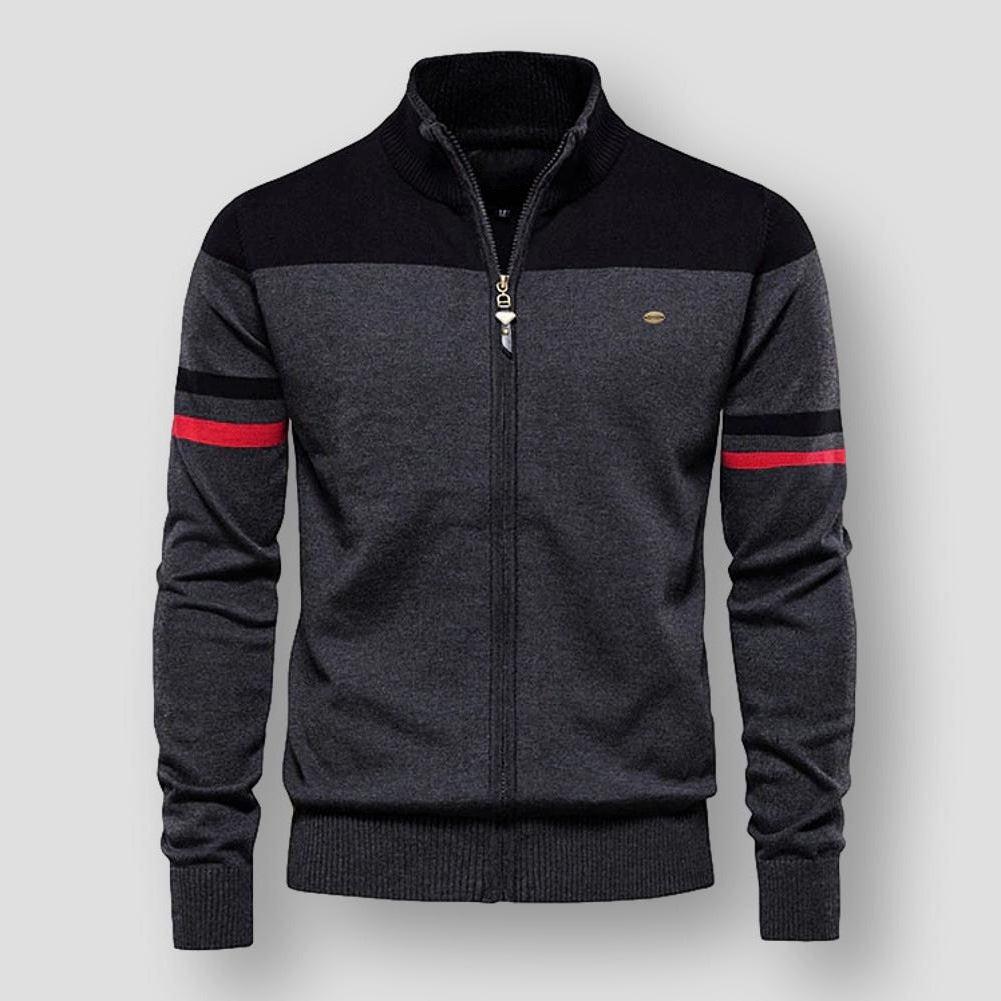 Gestreifte Schulter-Trainingsjacke - Ruben