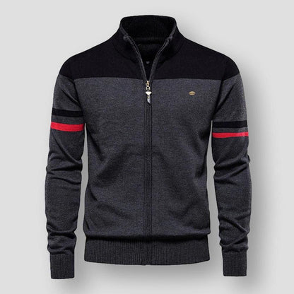 Gestreifte Schulter-Trainingsjacke - Ruben