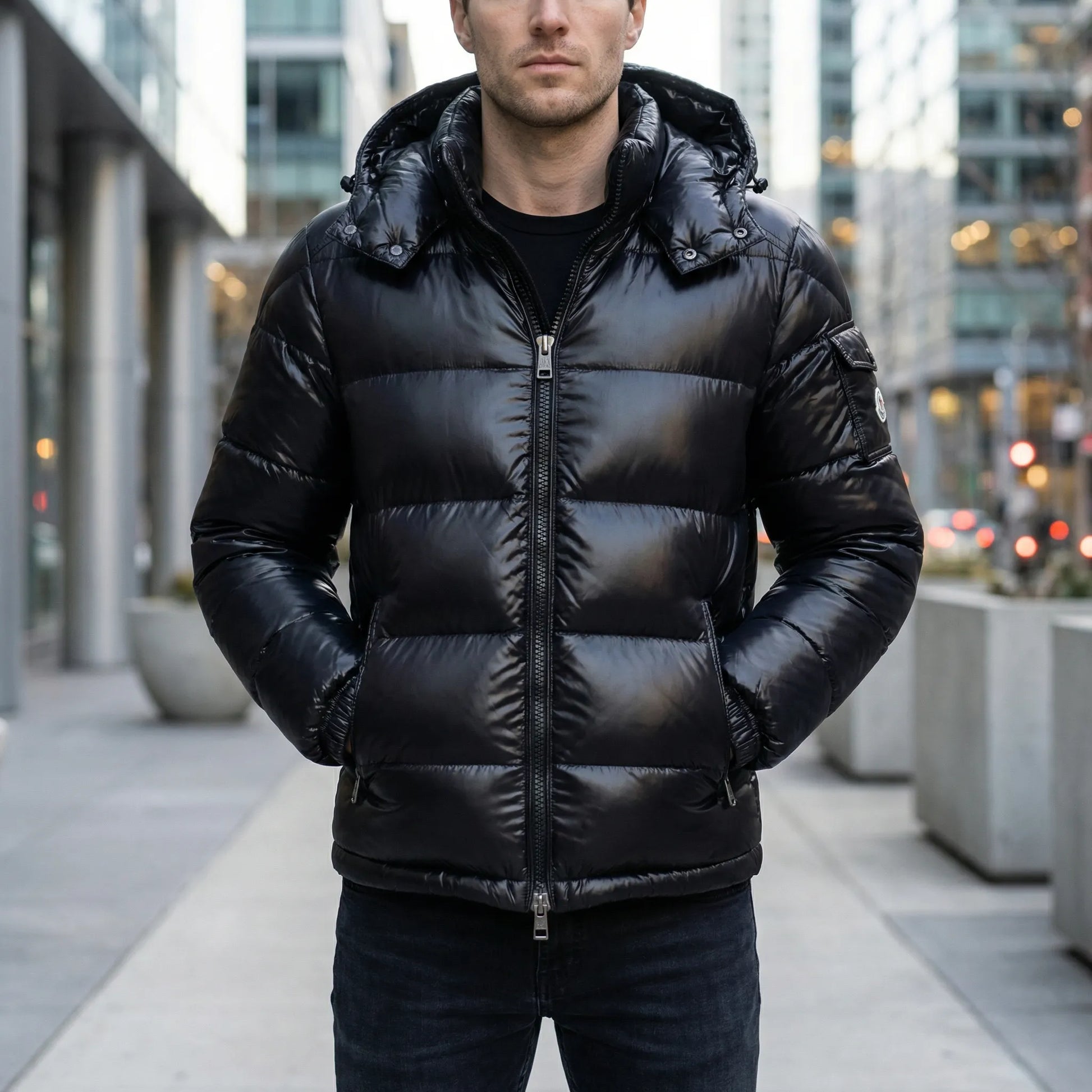 Gloss-Finish Puffer Jacket - Mick
