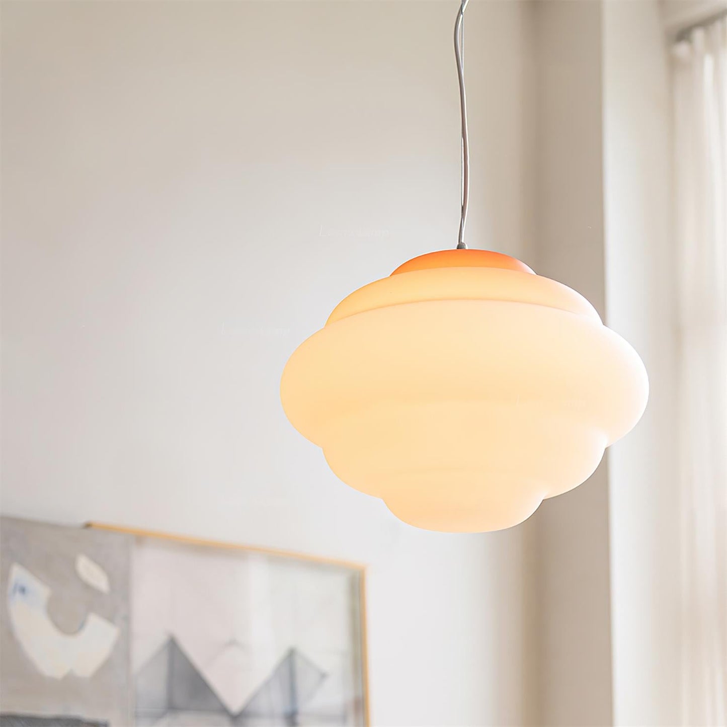 Pendant lamp with gradient and soft light diffusion - Aérola