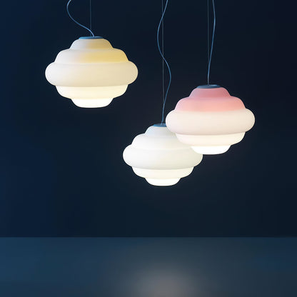 Pendant lamp with gradient and soft light diffusion - Aérola