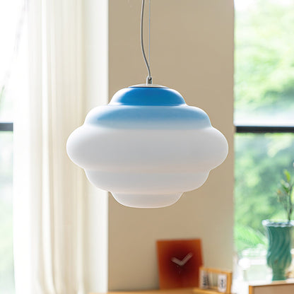 Pendant lamp with gradient and soft light diffusion - Aérola