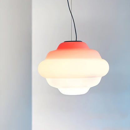 Pendant lamp with gradient and soft light diffusion - Aérola