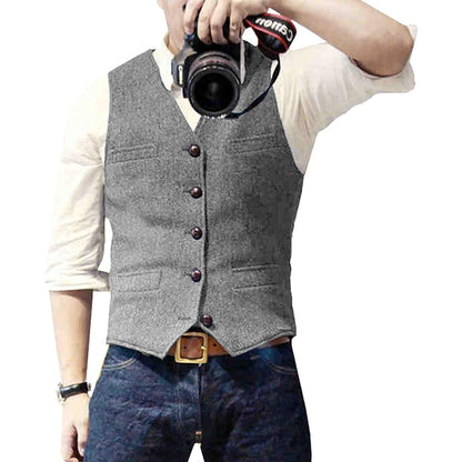 Stylish Denim Gilet for Men - Mason