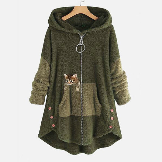 Autumnal teddy coat – Maja