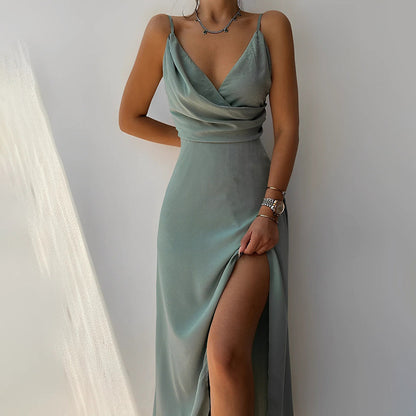 Stylish spaghetti strap dress – Elara