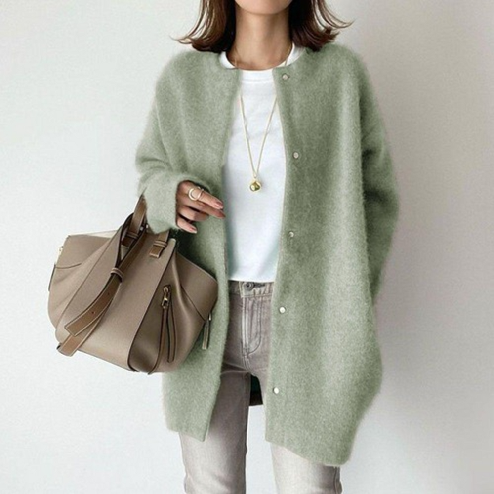 Long Sleeve Women's Cardigan with Pockets – Liora