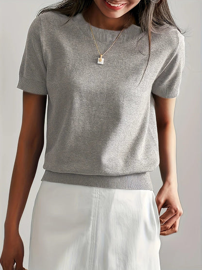 Spring Sweater with Short Sleeves – Mira