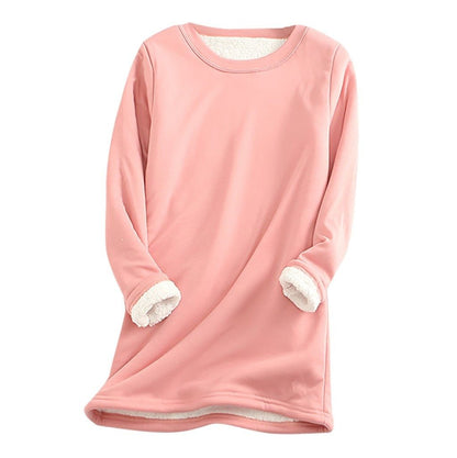 Ladies' fleece pullover with lining – Mira
