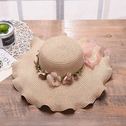 Summer hat with floral pattern – Liora