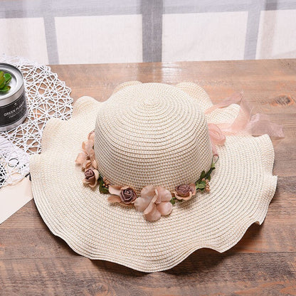 Summer hat with floral pattern – Liora