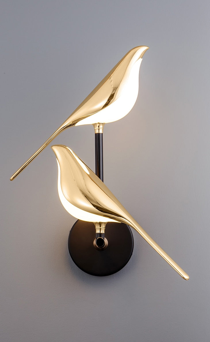Modern Birds Wall Lamp - AviaryGlow