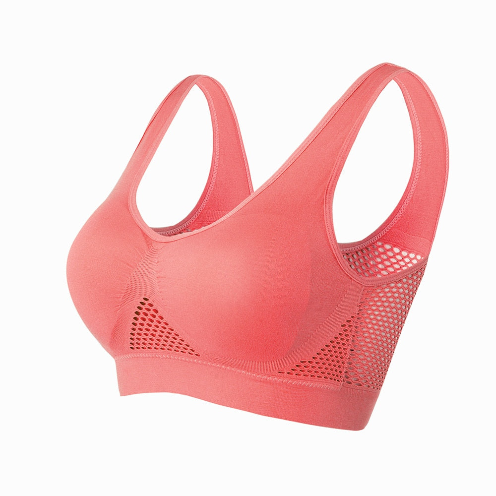 Breathable Mesh Sports Bra – Sofia
