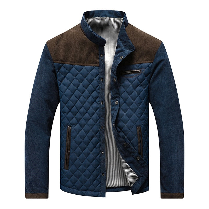 Retro windbreaker with stand-up collar for men - Orlando