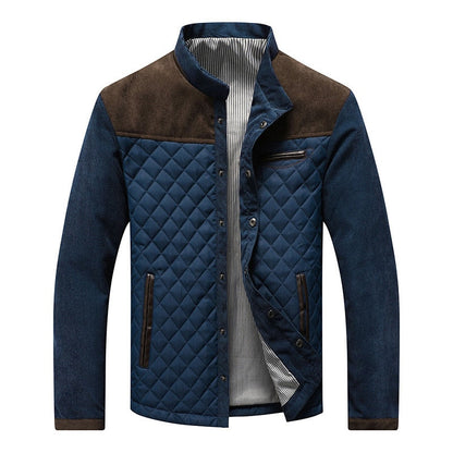 Retro windbreaker with stand-up collar for men - Orlando
