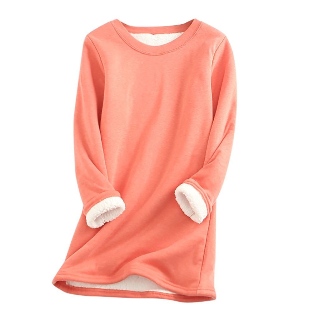 Ladies' fleece pullover with lining – Mira