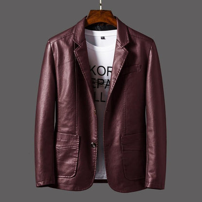 Men's Leather Blazer – Leonardo