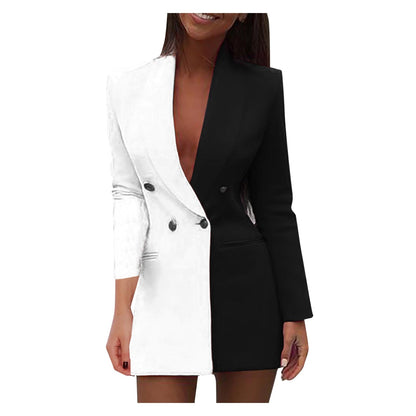 Two-tone blazer dress – Emilia in autumnal magic