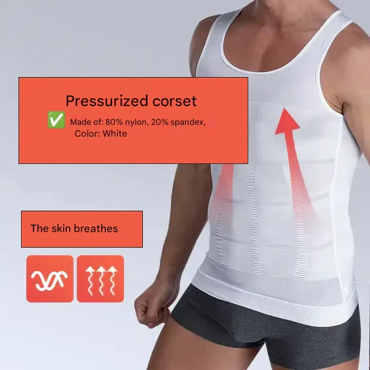 Corrective Shirt with Shaping Effect – Noah