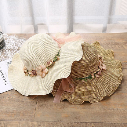 Summer hat with floral pattern – Liora