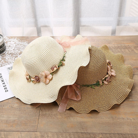 Summer hat with floral pattern – Liora