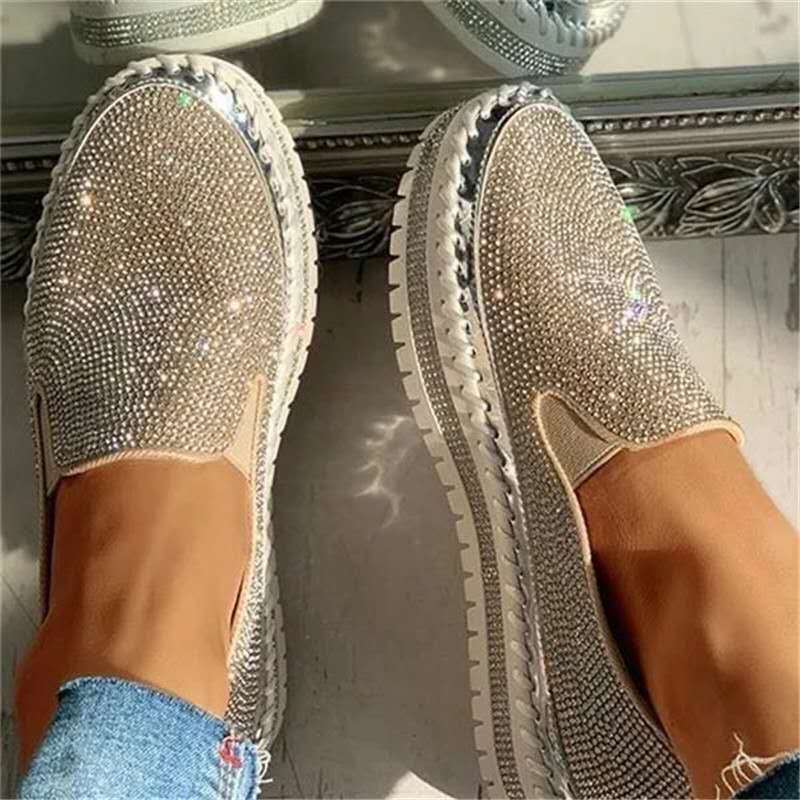 Sparkling ladies' loafers with comfort sole – Teyla